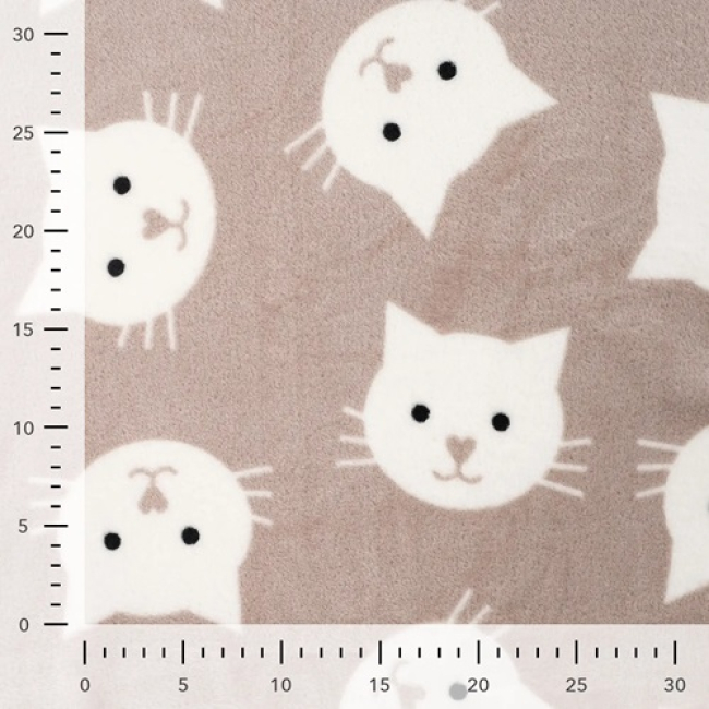 Polar Fleece shadow cats sand
